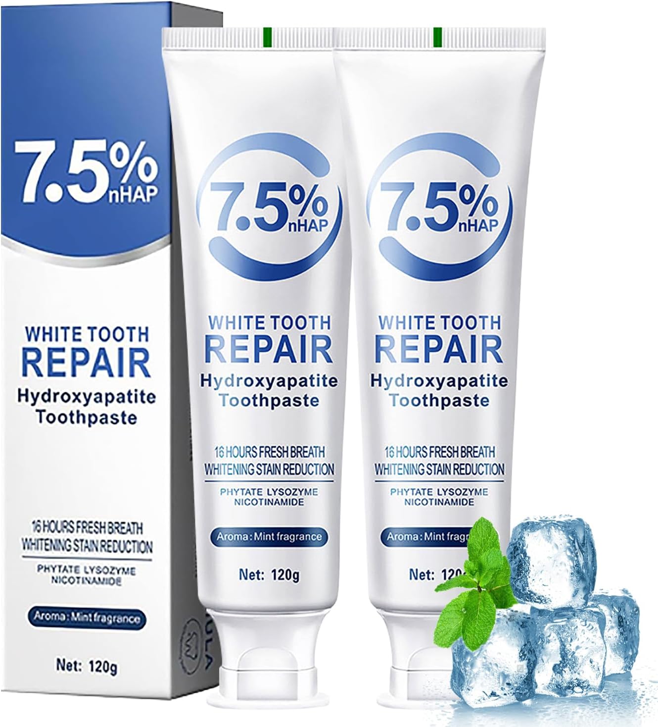 Hydroxyapatite Toothpaste - 1/2Pcs Hydroxyapatite Toothpastes for Enamel Protection