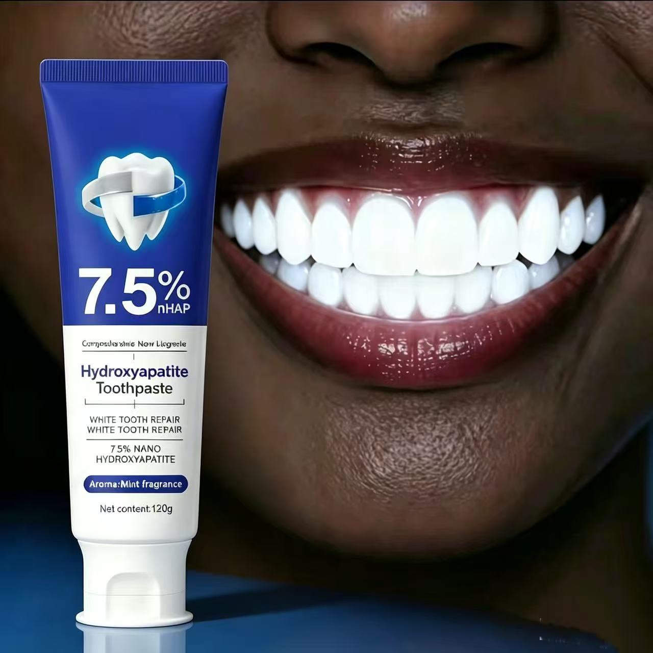 Hydroxyapatite Toothpaste - 7.5%Nano Hydroxyapatite Toothpaste Remover Coffee Tea