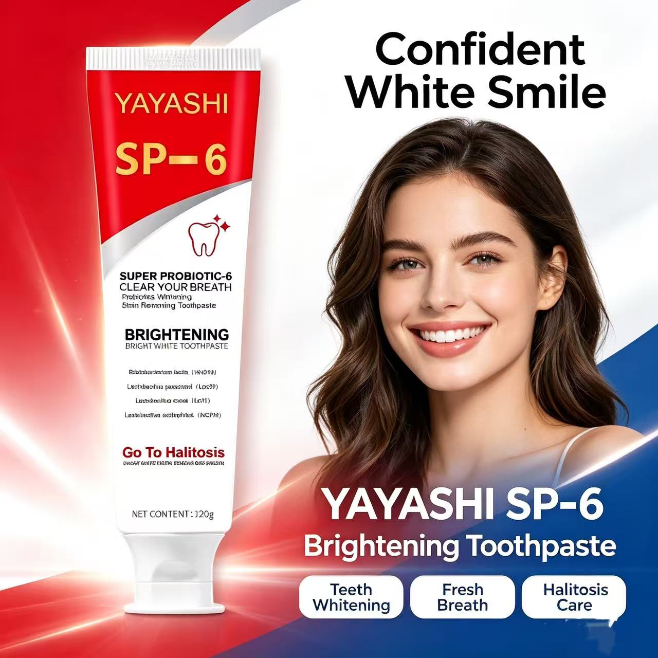 Sp-6 Probiotic Toothpaste Brig - Teeth Whitening Toothpaste review and price