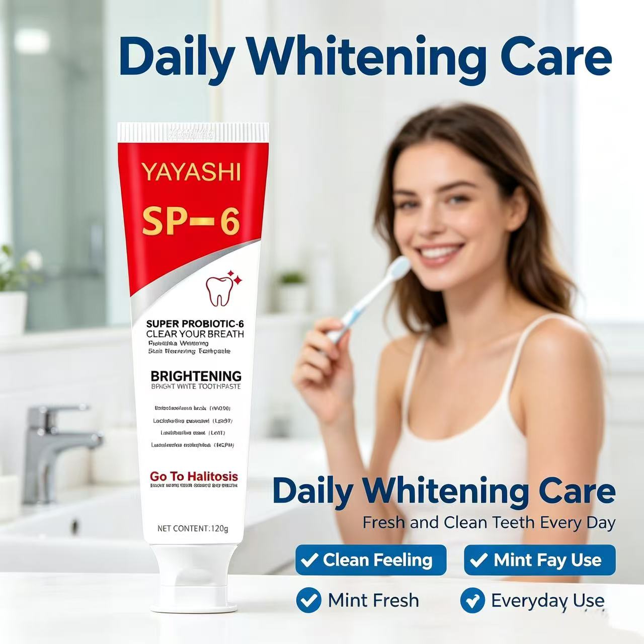 Sp-6 Probiotic Toothpaste Brig - Teeth Whitening Toothpaste review and price