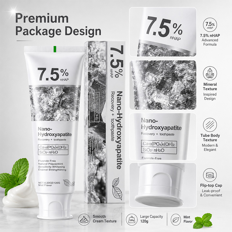5/6Pcs 7.5% nHAP Nano Hydroxya - Hydroxyapatite Toothpaste review and price