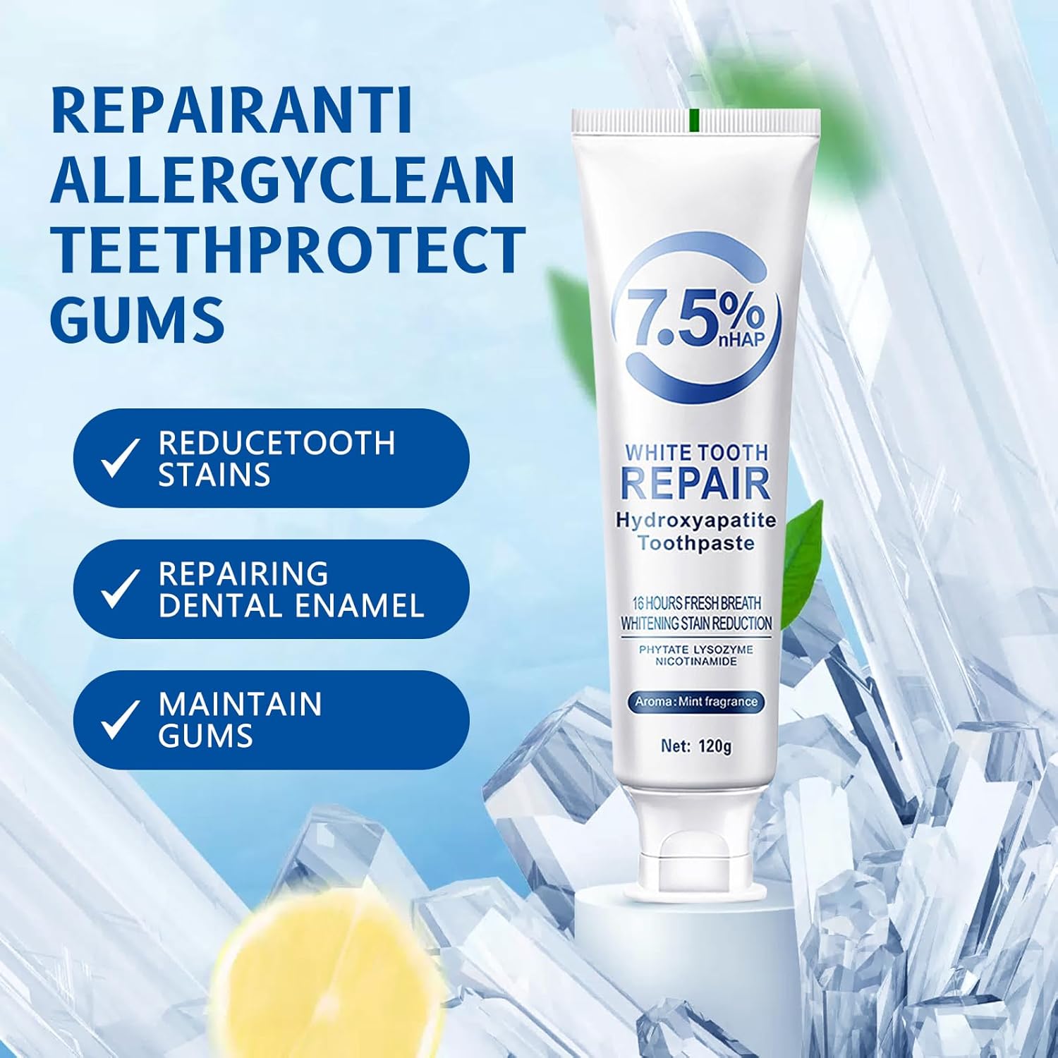 1/2Pcs Hydroxyapatite Toothpas - Hydroxyapatite Toothpaste review and price