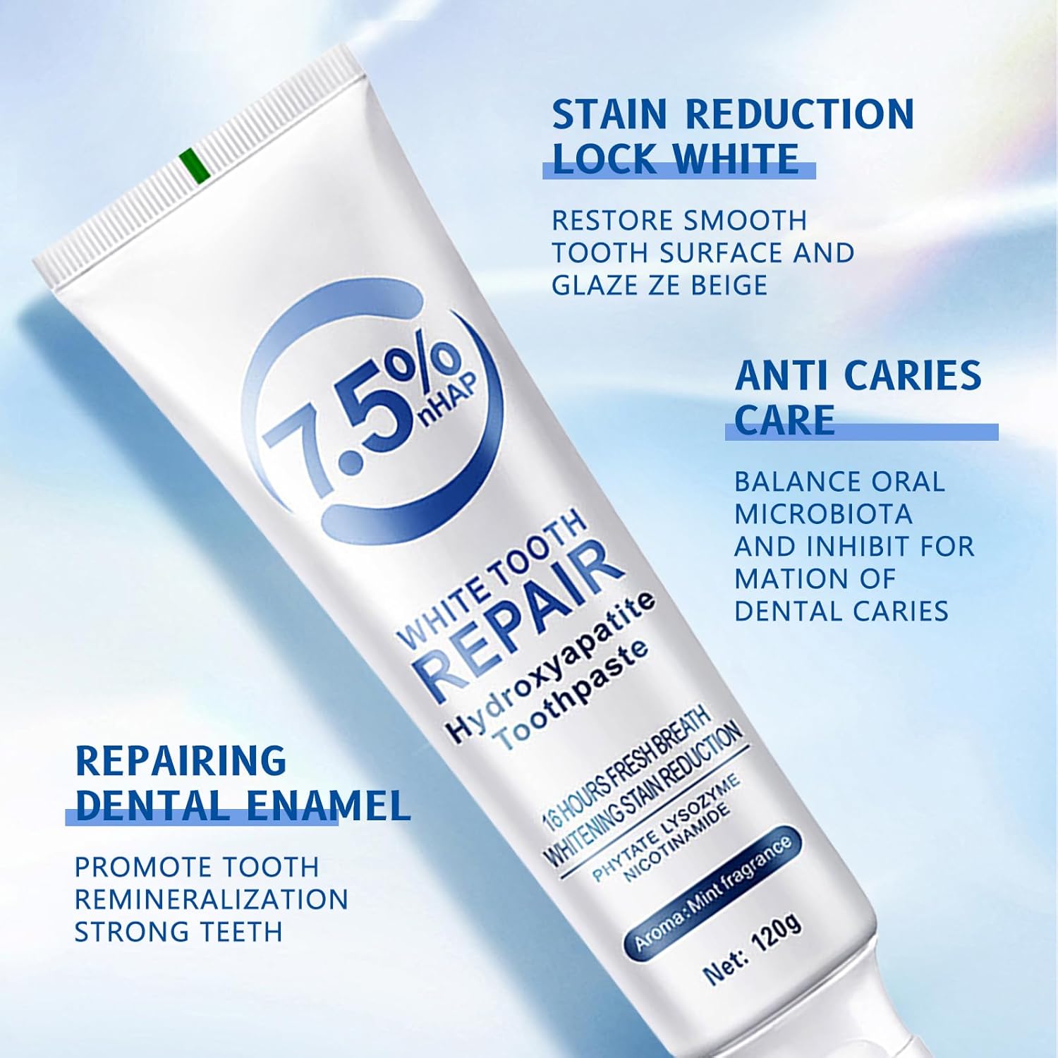 1/2Pcs Hydroxyapatite Toothpas - Hydroxyapatite Toothpaste review and price