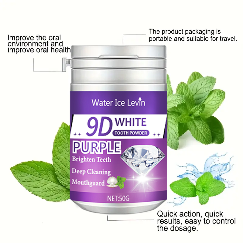 9D White Tooth Powder Brighten - Teeth Whitening Zimba review and price