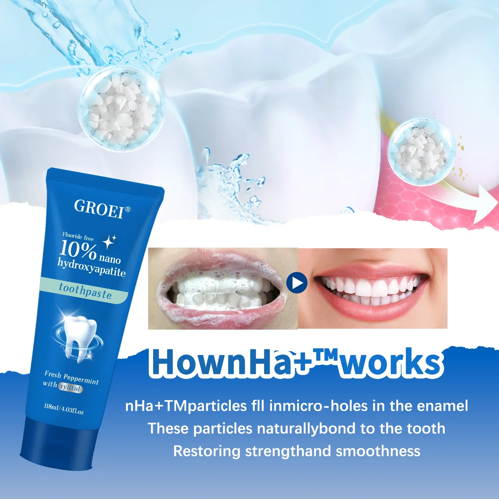 Cavity Prevention Xylitol Toot - Hydroxyapatite Toothpaste review and price