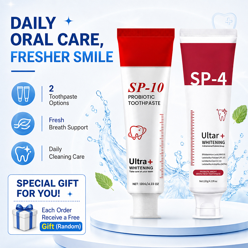 SP-10 and SP-4 Probiotic White - Teeth Whitening Xylitol review and price
