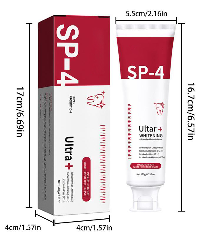 SP-10 and SP-4 Probiotic White - Teeth Whitening Xylitol review and price