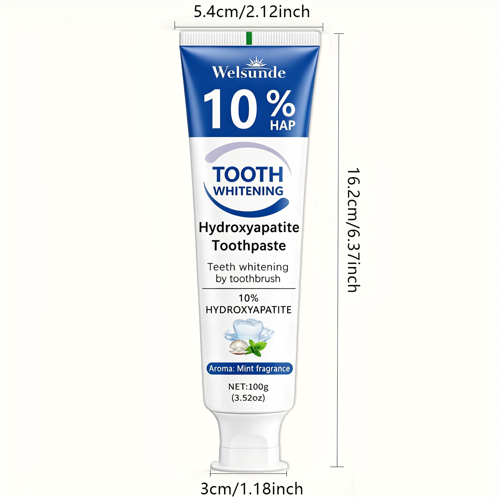 Powerful Teeth Whitening Tooth - Hydroxyapatite Toothpaste review and price