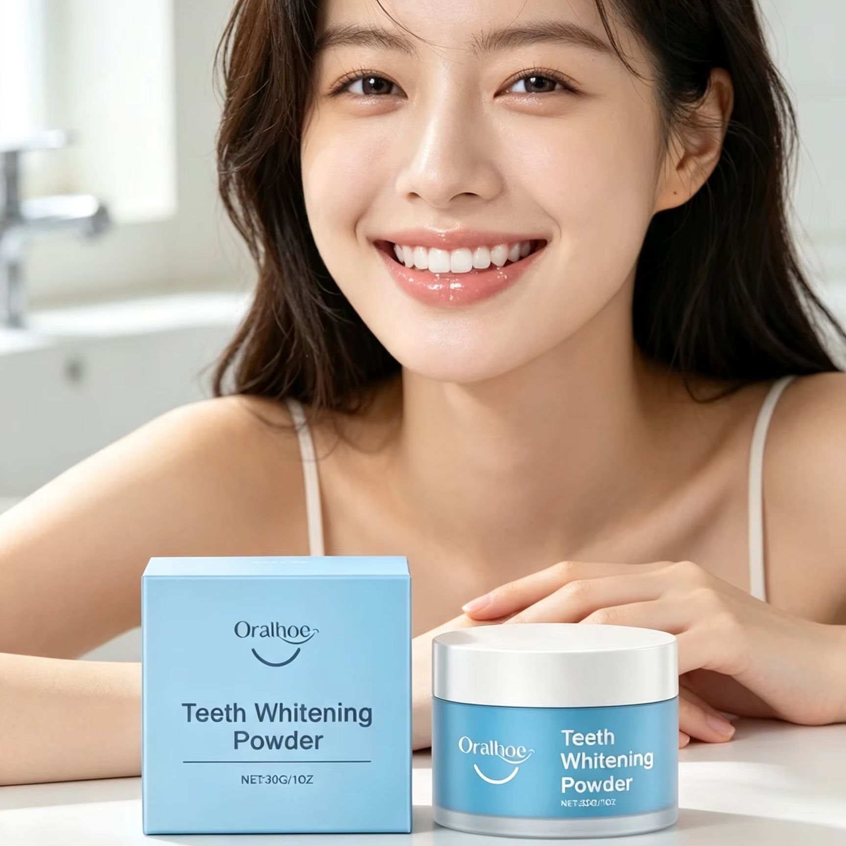 Oralhoe Tooth Powder for Brush - Teeth Whitening Zimba review and price