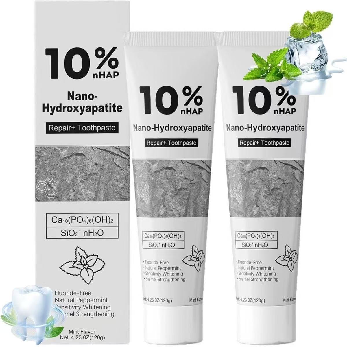 10% Nano Hydroxyapatite Whiten - Hydroxyapatite Toothpaste review and price