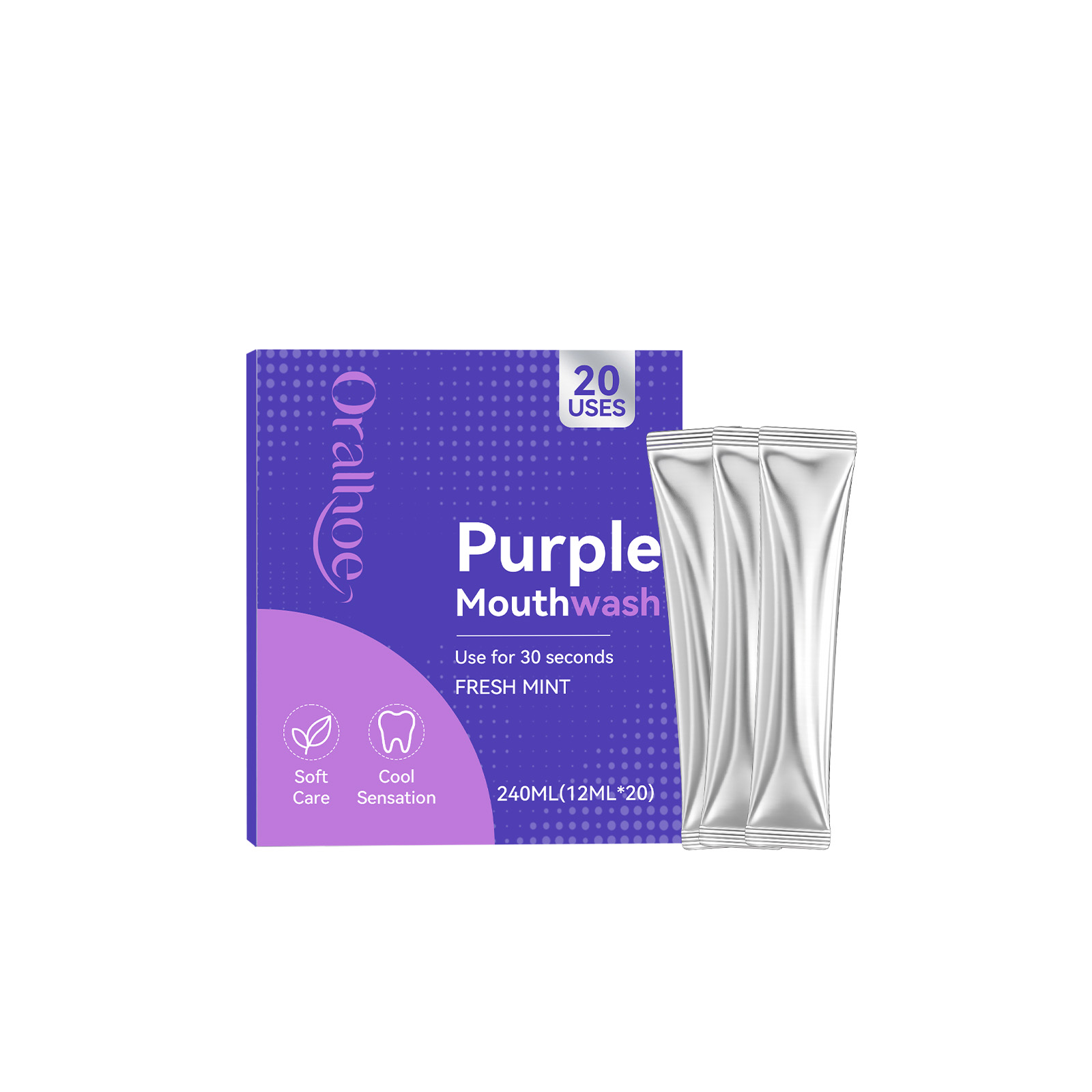 Individual Pack Purple Mouthwa - Teeth Whitening Xylitol review and price