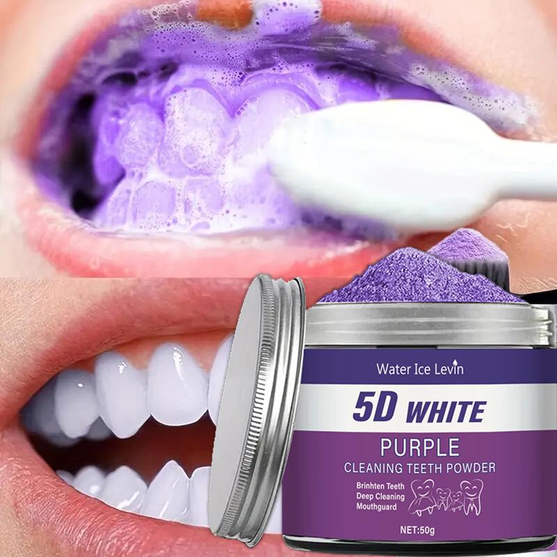 Purple Teeth Whitening Powder, - Teeth Whitening Zimba review and price