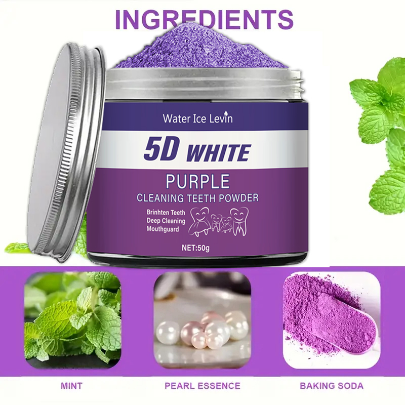 Purple Teeth Whitening Powder, - Teeth Whitening Zimba review and price